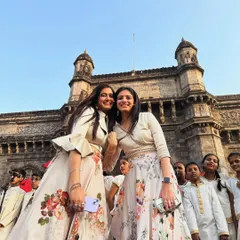 An iconic moment for us at the Gateway of India, performing with our students for the Lokmat Maharashtrian of the Year awards. Moments like these, celebrating music and community, are what drive us.