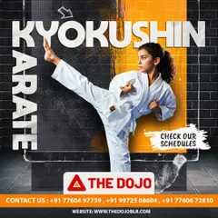 A powerful high kick from our Kyokushin Karate training. We build your physical power, precision, and flexibility from the ground up. This level of skill and confidence is something we help every student work towards, regardless of their starting point.