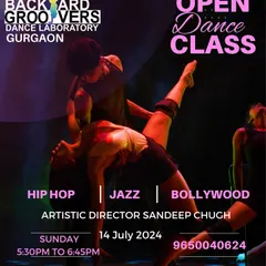 Here is an invitation to our free taster class, where you can explore Jazz, Hip Hop, and Bollywood. It's a great chance to meet our instructors, see the studio, and have fun.