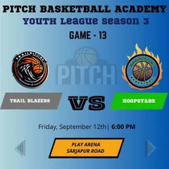Announcing a hungry battle between the Trail Blazers and Hoopstars, with both sides eager for a win in Season 3.