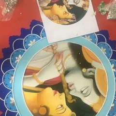Here you can see the reference image next to our hand-painted and decorated version. We work closely with client-provided images and ideas to create a faithful and artistic representation in our Lippan art style.