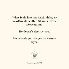 What feels like bad luck, delay, or heartbreak is often Shani's divine intervention. He doesn't destroy you; he reveals your true self to you, layer by karmic layer.