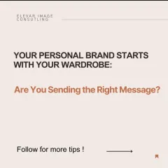 Your wardrobe is the starting point of your personal brand. I help clients ask the critical question: are you sending the right message?