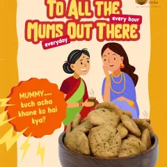 A relatable moment for all the moms out there who hear "Mummy, kuch acha khane ko hai kya?" every hour. With our snacks, the answer is always ready.