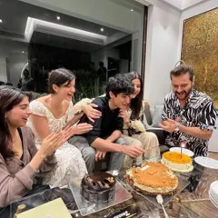It’s always a joy to see our cakes at family gatherings. Here’s a wonderful memory from the Kapoor family celebration, with not one, but three of our cakes on the table.