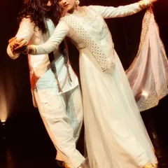 Dressed in white, we explore the softer, more spiritual side of the Flamenco-Kathak fusion. It’s a performance that feels ethereal and deeply connected.