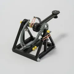 A closer look at the assembled Demolisher catapult, ready for action. It's a project that's as fun to play with as it is to build.