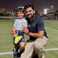 My little training partner, always bringing a smile to my face.