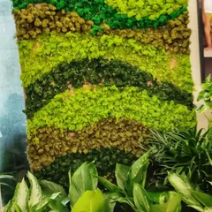 For a touch of green without the maintenance, we provide high-quality artificial moss walls. This textured, multi-toned panel adds a vibrant and artistic natural element to any interior wall.