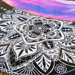 Another look at my detailed doodle work. I often get lost in creating these intricate patterns, and each one allows my creative spirit to soar.