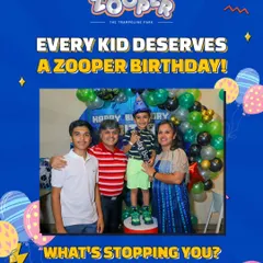 Every kid deserves a birthday this happy, surrounded by family and fun. I make sure the celebration is Zooper from start to finish, so what's stopping you?