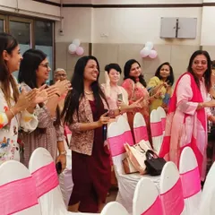 Hosting a 'Welcome Baby' event, filled with fun, music, dance, and games. It was a day of pure happiness celebrating the family's newest addition.