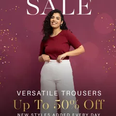 Building up walls with the boxes you tried to put me in. This is from an end-of-year sale campaign for Fable Street. I love working with brands that celebrate all body types.