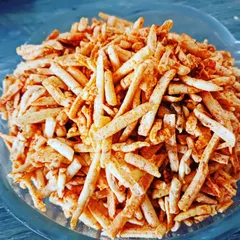 My spicy roasted potato sticks (aloo lachha) are a crowd favourite. They are crispy, tangy, and a much healthier alternative to deep-fried snacks.