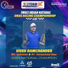 Celebrating Vivek Ramchander, the 2024 National Champion in the M3 Unlimited and N1 Unrestricted classes. His victory is a testament to the high level of competition at our events.