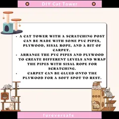 Want to spoil your feline friend? Here’s a simple guide to building a DIY cat tower. This project provides your cat with a great spot for scratching, climbing, and resting.