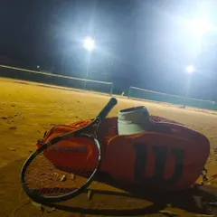 All set for a match after sunset. We provide the perfect setup for your team to unwind and connect over a game of tennis, even after a long day at work.