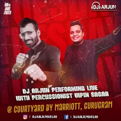 Back for another night of powerful beats at the Marriott in Gurugram. This graphic shows the consistency of my collaboration with live artists, offering a unique and reliable entertainment package for any venue.