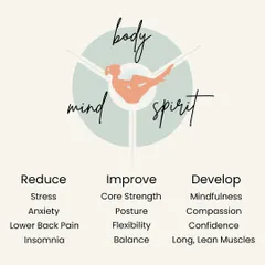 We focus on the whole picture: body, mind, and spirit. Our rehabilitative approach helps reduce stress and back pain, improve core strength and posture, and develop mindfulness and confidence.