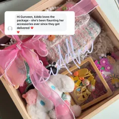 "Kiddo loves the package - she's been flaunting her accessories ever since they got delivered." It's so rewarding to know the little ones love their gifts too.