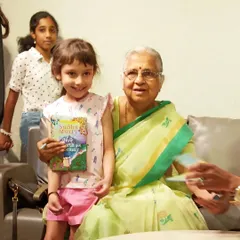 We were so honored to host the beloved author Sudha Murty! Moments like these, where young fans get to meet their heroes, are what make our community so special.
