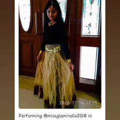 A memory from our very first show together at Miss Glam India 2018 in Bengaluru. This was the first step in our journey as Layaanusaara.