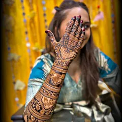 A full-arm design for a Krishna devotee, featuring different elements of Krishna's life and symbols. The client's faith is beautifully woven into the art.
