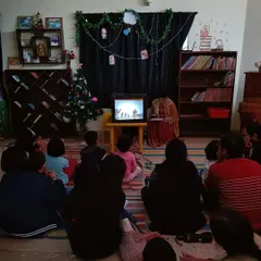 Parents and children were captivated by the shadow puppets during our Christmas special. This unique storytelling form is a wonderful way to engage the imagination.