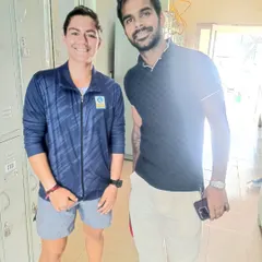 A proud moment with champion Riya Sachdeva. My goal is to guide every player on their journey to success.