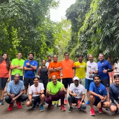 The team looking strong and ready for the Bengaluru 10k Challenge. We train hard so we can race with confidence and enjoy the experience.
