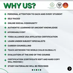 A detailed look at the benefits of studying with us. We provide personal attention to every student, offer self-paced learning options, and foster an online social community. You get authentic knowledge, career counseling, and a globally valid certification.