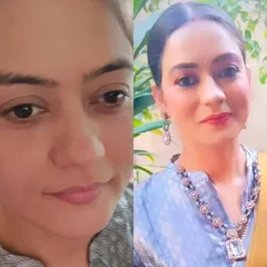 The goal here was a fresh and effortless glow. This before and after demonstrates how to achieve a natural look that enhances your features without feeling heavy.