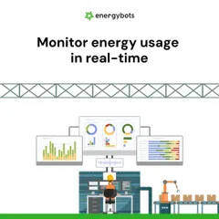 A central control room view, powered by our real-time monitoring dashboard. This system is essential for any smart factory, providing managers with live data on machine performance, energy usage, and production status to maintain peak efficiency.