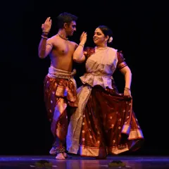 A playful interaction with Pooja Pant during our 'Raag Raagini' duet. The performance is not just about technique, but also about the chemistry between the artists.