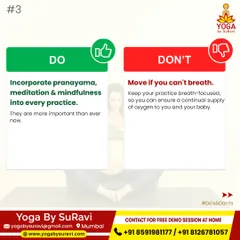 Our prenatal yoga guidance includes incorporating pranayama and meditation into every practice while ensuring you never move if you can't breathe comfortably.