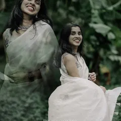 Another variation of the double exposure portrait, playing with transparency and composition to create a unique and memorable shot.