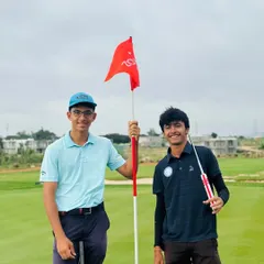 Two of our players after a 1v1 match play battle in our TSG Monthly Tournament. These events are designed to simulate pressure and teach our players how to compete with intent.