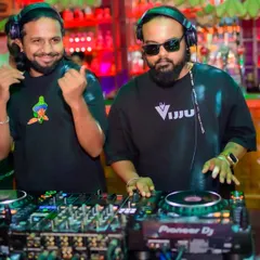 Vibing with my fellow DJ. When two artists connect on the decks, we create a special kind of magic and the good vibes just flow.
