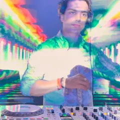 High voltage and high vibes. This is a creative shot capturing the supercharged energy I bring to every set, mixing EDM, Techno, and House music.