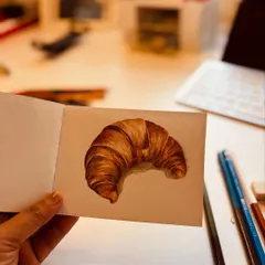 Freshly baked with my color pencils! This realistic croissant drawing has zero calories but all the satisfaction.