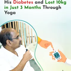 Rajesh's transformation is a powerful example of yoga's therapeutic benefits. By committing to a consistent practice, he not only lost 10kg in three months but also significantly improved his metabolic health, with his HbA1c levels dropping from 8.9 to 5.9. This is what an integrated approach to wellness can achieve.