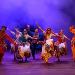 The vibrant colors and joyful energy of Garba! A still from our folk choreography video, inspired by this beautiful dance form from Gujarat.