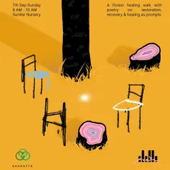 What if a pharmacy prescribed poems instead of pills? This is the idea behind The Poetry Pharmacy, a forest healing walk where we use verse about restoration and recovery as a remedy for the soul, all within the serene Sunder Nursery.