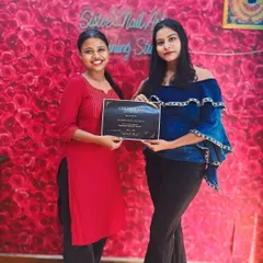 Another successful graduate, Karishma, completed both our nail art and eyelash extension courses. We are so proud to see her ready to offer a wider range of services to her future clients.