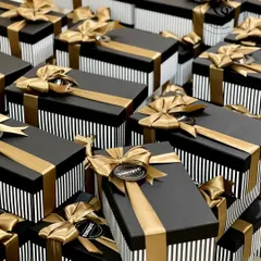 The power of a consistent brand message is in the details. This large order of custom black, white, and gold gift boxes for 'Tonique' showcases my ability to handle bulk corporate requests with precision, ensuring every single hamper is a perfect reflection of your brand's identity.