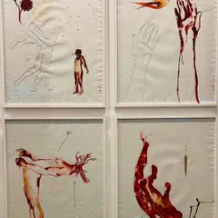 One of my favorite artworks from the India Art Fair by Mithu Sen. Conceptual art challenges the mind and inspires me to think differently about the stories we can tell through events.