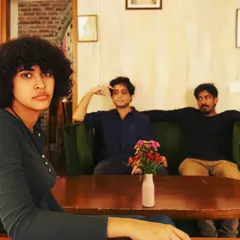 A promotional photo for our single 'Mayflower'. Collaborating with an artist like Nikhil D'Souza was a dream, and we had a great time creating this track together.