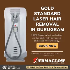 This is our Primelase Diode Laser machine, the core of our advanced hair removal service. This state-of-the-art, FDA-approved technology allows us to deliver quick, safe, and effective treatments by targeting the hair follicle at its root for permanent reduction.