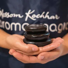 We hold the key to deep muscle relaxation in our hands. These smooth, heated basalt stones are the heart of our Hot Stone Massage, a therapy designed to release tension and restore energy flow throughout your body.