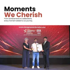 A cherished moment from the 2024 India Trendsetter Design Awards in Goa, where we were recognized for our contributions to architecture and interior design.